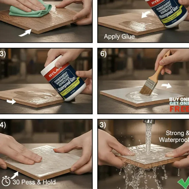 Transparent Water Proof Glue Pack of 2